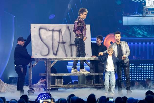 Ehrlich Brothers in the ZDF music show The Giovanni Zarrella Show live from the Offenburg Exhibition Center Offenburg, 22 11 2025 Foto:xR.xSchmiegeltx xFuturexImagex zarrella_5213