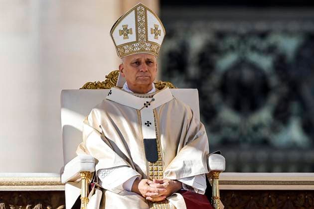 November 23, 2025, Vatican City, ITALIA ROMA: Pope Leo XIV presides the Holy Mass for the Jubilee of Choirs and Choral Society, in Saint Peter s Square, in Vatican City, 23 November 2025. ANSA ANGELO CARCONI. Vatican City ITALIA ROMA  - ZUMAa110 20251123_zaf_a110_001 Copyright: xAngeloxCarconix