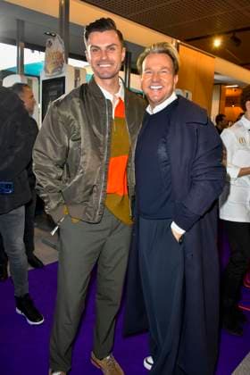 ABB Paul Henry Duval, Sandro Rath at the reopening of the MC Donald branch Schnell Restaurant in Essen on 23 11 2025 NRW Germany