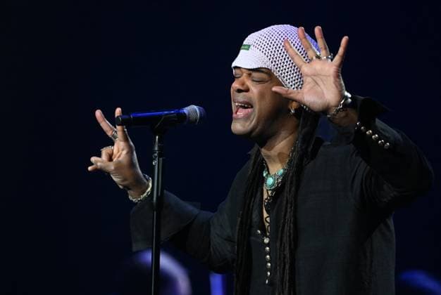 Russia Entertainment Andru Donalds Concert 9053031 23.11.2025 Jamaican musician and vocalist Andru Donalds performs during his concert, in Moscow, Russia. Mikhail Voskresenskiy Sputnik Moscow Russia  Copyright: xMikhailxVoskresenskiyx