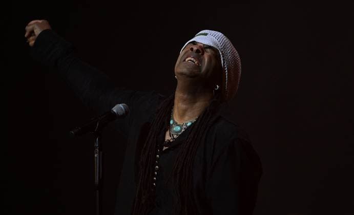 Russia Entertainment Andru Donalds Concert 9053057 23.11.2025 Jamaican musician and vocalist Andru Donalds performs during his concert, in Moscow, Russia. Mikhail Voskresenskiy Sputnik Moscow Russia  Copyright: xMikhailxVoskresenskiyx