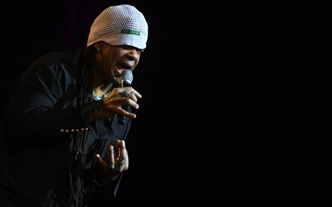 Russia Entertainment Andru Donalds Concert 9053082 23.11.2025 Jamaican musician and vocalist Andru Donalds performs during his concert, in Moscow, Russia. Mikhail Voskresenskiy Sputnik Moscow Russia  Copyright: xMikhailxVoskresenskiyx
