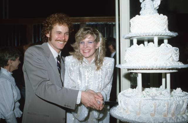 Debby Boone and David-James Carroll at the opening night party for Seven Brides For Seven Brothers in 1982. Copyright: xRalphxDominguez MediaPunchx