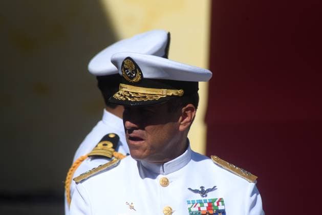 Mexican Navy’s training ship Cuauhtemoc returns to Veracruz after repairs in New York VERACRUZ, MEXICO - NOVEMBER 23: Navy personnel attend the ceremony marking the return of the Mexican Navy’s training ship Cuauhtemoc to the Port of Veracruz after repairs in New York following a recent accident, in Veracruz, Mexico on November 23, 2025. Rolando Ramos Anadolu Veracruz Mexico. Editorial use only. Please get in touch for any other usage.  Copyright: x2025xAnadoluxRolandoxRamosx