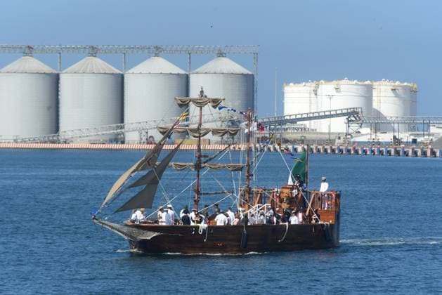 Mexican Navy’s training ship Cuauhtemoc returns to Veracruz after repairs in New York VERACRUZ, MEXICO - NOVEMBER 23: A ceremony held for marking the return of the Mexican Navy’s training ship Cuauhtemoc to the Port of Veracruz after repairs in New York following a recent accident, in Veracruz, Mexico on November 23, 2025. Rolando Ramos Anadolu Veracruz Mexico. Editorial use only. Please get in touch for any other usage.  Copyright: x2025xAnadoluxRolandoxRamosx
