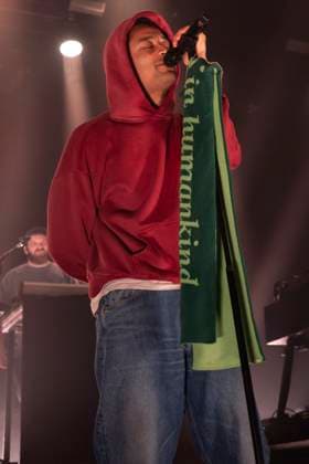 Loyle Carner performs at Victoria Warehouse Loyle Carner performs at Victoria Warehouse, Manchester, England as part of his Hopefully tour on 23rd November 2025, Credit:Mike Gray Avalon  Copyright: xMikexGrayx xAvalonx 1054269448