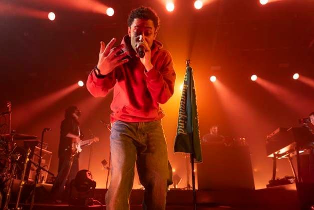 Loyle Carner performs at Victoria Warehouse Loyle Carner performs at Victoria Warehouse, Manchester, England as part of his Hopefully tour on 23rd November 2025, Credit:Mike Gray Avalon  Copyright: xMikexGrayx xAvalonx 1054269516
