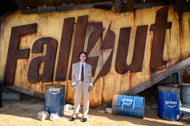 FALLOUT SEASON 2 LAUNCH, Cast member Walton Goggins poses for a photograph on the red carpet for the Australian premiere of Fallout Season 2, in Sydney, Monday, November 24, 2025. ( NO ARCHIVING SYDNEY NEW SOUTH WALES AUSTRALIA  Copyright: xBIANCAxDExMARCHIx 20251124112761319330