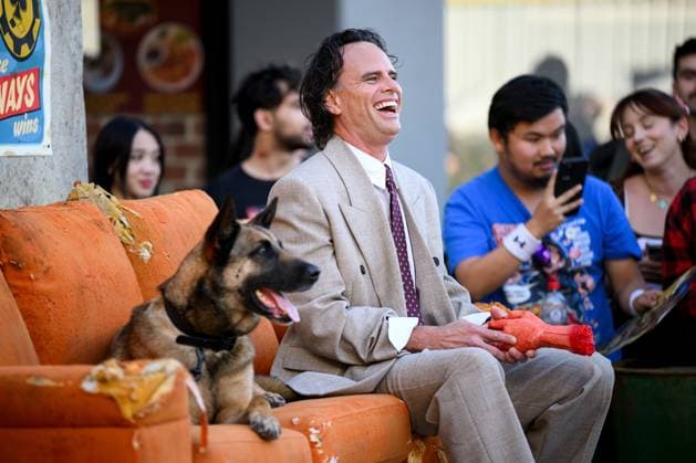 FALLOUT SEASON 2 LAUNCH, Cast member Walton Goggins during the Australian premiere of Fallout Season 2, in Sydney, Monday, November 24, 2025. ( NO ARCHIVING SYDNEY NEW SOUTH WALES AUSTRALIA  Copyright: xBIANCAxDExMARCHIx 20251124172112045543