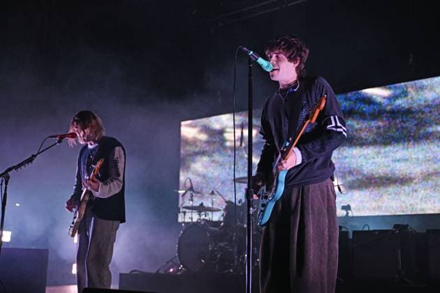 Royel Otis performing at Brixton Academy LONDON, ENGLAND - NOVEMBER 23: Royel Maddell and Otis Pavlovic of ˜Royel Otis™ performing at Brixton Academy on November 23, 2025 in London, England. CAP MAR MAR Great Britain Copyright: xMartinxHarris CapitalxPicturesx