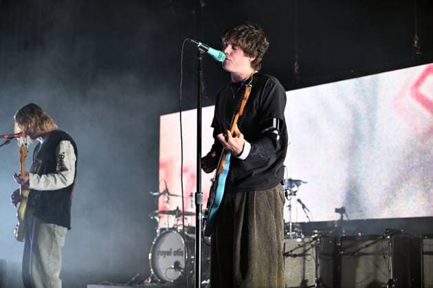 Royel Otis performing at Brixton Academy LONDON, ENGLAND - NOVEMBER 23: Royel Maddell and Otis Pavlovic of ˜Royel Otis™ performing at Brixton Academy on November 23, 2025 in London, England. CAP MAR MAR Great Britain Copyright: xMartinxHarris CapitalxPicturesx