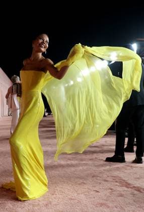 Celebs Attend Inaugural Franca Fund Gala - Doha British socialite and fashion model Emma Clare Thynn arrives on the red carpet of the inaugural Franca Fund Gala held on November 23, 2025 at the Museum of Islamic Art in Doha, Qatar. Photo by Balkis Press ABACAPRESS.COM Doha United Arab Emirates  Copyright: xBalkisxPress ABACAx