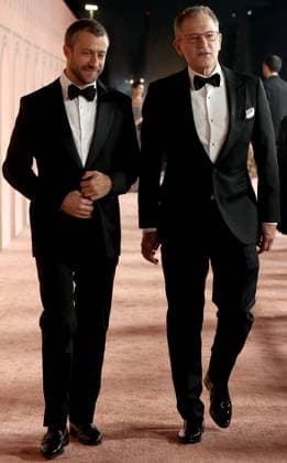 Celebs Attend Inaugural Franca Fund Gala - Doha Italian director and photographer, Francesco Carrozzini (L) and Genomes2People’s Robert Green arrive on the red carpet of the inaugural Franca Fund Gala held on November 23, 2025 at the Museum of Islamic Art in Doha, Qatar. Photo by Balkis Press ABACAPRESS.COM Doha United Arab Emirates  Copyright: xBalkisxPress ABACAx