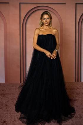 Celebs Attend Inaugural Franca Fund Gala - Doha Caroline Daur arrives to the Franca Fund Gala at the Museum of Islamic Art, in Doha, Qatar, on November 23, 2025. Photo by Balkis Press ABACAPRESS.COM Doha United Arab Emirates  Copyright: xBalkisxPress ABACAx