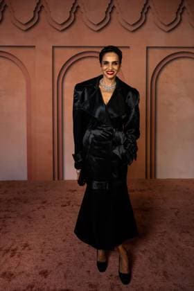 Celebs Attend Inaugural Franca Fund Gala - Doha Farida Khelfa arrives to the Franca Fund Gala at the Museum of Islamic Art, in Doha, Qatar, on November 23, 2025. Photo by Balkis Press ABACAPRESS.COM Doha United Arab Emirates  Copyright: xBalkisxPress ABACAx