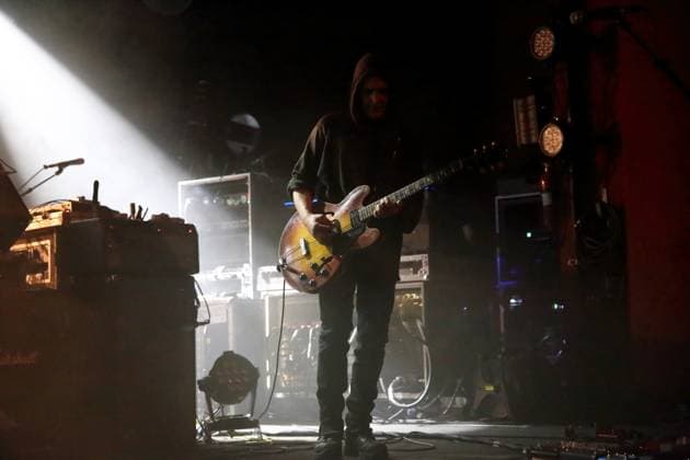 Peter Hayes from the band Black Rebel Motorcycle Club at a concert at Astra Kulturhaus in Berlin, November 23, 2025 Black Rebel Motorcycle Club concert Berlin