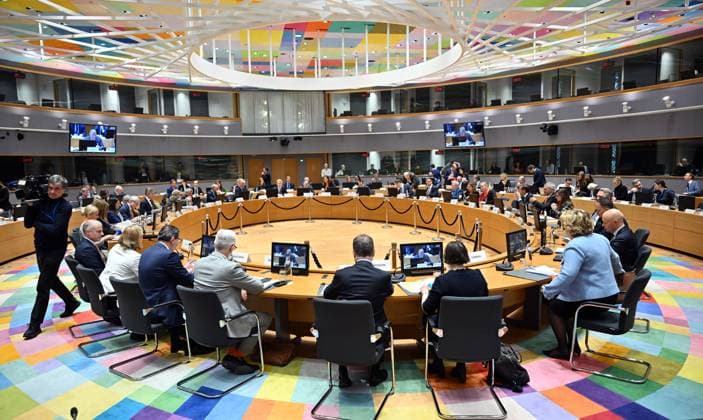 EU Trade Ministers Council meeting in Brussels BRUSSELS, BELGIUM - NOVEMBER 24: Minister of Foreign Affairs of Denmark, President of the European Union Lars Lokke Rasmussen chairs the EU Trade Ministers Council meeting in Brussels, Belgium on November 24, 2025. Dursun Aydemir Anadolu Brussels Belgium. Editorial use only. Please get in touch for any other usage.  Copyright: x2025xAnadoluxDursunxAydemirx