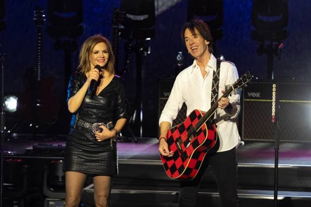 ROXETTE In Concert 2025 ROXETTE Per Gessle and singer Lena Philipsson live at the Jahrhunderthalle Frankfurt on 23 11 2025 Frankfurt myticket Jahrhunderthalle Hessen