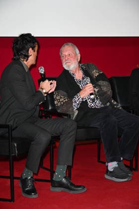 43rd Turin Film Festival 2025, Day 3 - Delivery of the Mole Stella to Terry Gilliam In the photo: Terry Gilliam, Giulio Base  Copyright: xManuelexMangiarottix xipa-agency.netx xD xAvanzo Mangiarottix IPA_Agency_IPA68343057