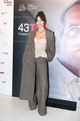 43rd Turin Film Festival 2025, Day 3 - Red carpet for the film Find your friends In the photo: Izabel Pakzad  Copyright: xManuelexMangiarottix xipa-agency.netx xD xAvanzo Mangiarottix IPA_Agency_IPA68343187