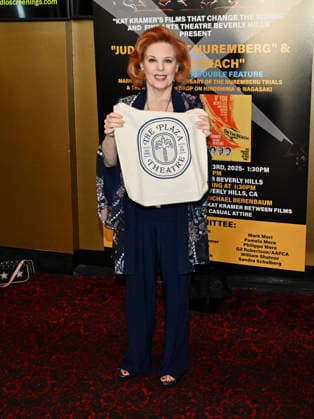 November 23, 2025, Beverly Hills, California, USA: Actress, producer and activist KAT KRAMER attends the director Stanley Kramer Double Feature: Judgment At Nuremberg and On The Beach presented By Kat Kramer s Films That Change The World. Beverly Hills USA - ZUMAb173 20251123_aap_b173_046 Copyright: xBillyxBennightx