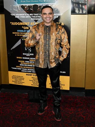 November 23, 2025, Beverly Hills, California, USA: Sports Nutritionist REHAN JALALI attends the director Stanley Kramer Double Feature: Judgment At Nuremberg and On The Beach presented By Kat Kramer s Films That Change The World. Beverly Hills USA - ZUMAb173 20251123_aap_b173_063 Copyright: xBillyxBennightx