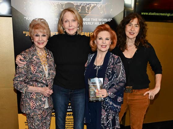 November 23, 2025, Beverly Hills, California, USA: American actress, producer and activist KAREN SHARPE KRAMER, American actress SUSAN BLAKELY, Actress, producer and activist KAT KRAMER and weiter, producer and director VARDA BAR-KAR attend the director Stanley Kramer Double Feature: Judgment At Nuremberg and On The Beach presented By Kat Kramer s Films That Change The World. Beverly Hills USA - ZUMAb173 20251123_aap_b173_065 Copyright: xBillyxBennightx