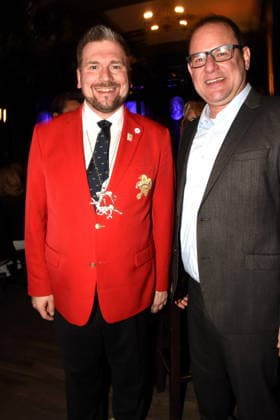 Matthias Stolz Narrhalla President Alexandet Filz Turmfalken Die Damischen Ritter Oberfalke 1 Chairman Muenchen 23 11 2025 Wirtshaus am Schlachthof Narrhalla Sigi Sommer Taler Kunst Kabarettpreis Verleihung 2025 Photo Bernd Lindenthaler Muenchen