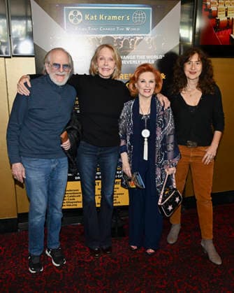 November 23, 2025, Beverly Hills, California, USA: American producer STEVE JAFFE, American actress SUSAN BLAKELY, Actress, producer and activist KAT KRAMER and weiter, producer and director VARDA BAR-KAR attend the director Stanley Kramer Double Feature: Judgment At Nuremberg and On The Beach presented By Kat Kramer s Films That Change The World. Beverly Hills USA - ZUMAb173 20251123_aap_b173_143 Copyright: xBillyxBennightx