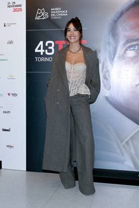 43rd Turin Film Festival 2025, Day 3 - Red carpet for the film Find Your Friends. Pictured: Izabel Pakzad  Copyright: xMaurizioxD Avanzox xipa-agency.netx xDxAvanzo xMangiarottix IPA_Agency_IPA68346787
