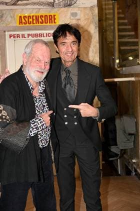 43rd Turin Film Festival 2025, Day 3 - Award ceremony of the Mole Stella to Terry Gilliam. In the photo: Terry Gilliam, Giulio Base  Copyright: xMaurizioxD Avanzox xipa-agency.netx xDxAvanzo xMangiarottix IPA_Agency_IPA68346905
