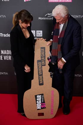 November 24, 2025, Madrid, Madrid, Spain: RICHARD GERE and ALEJANDRA GERE Lo Que Nadie Quiere Ver premiere Madrid Spain - ZUMAc260 20251124_zep_c260_021 Copyright: xMikexChicorrox
