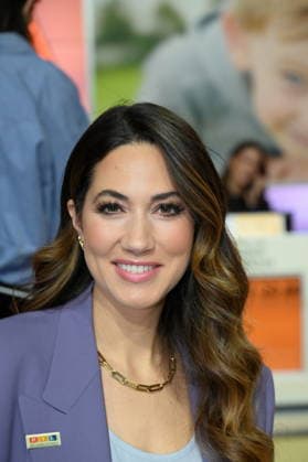 Presenter Sabrina Ilski takes part in the 30 RTL charity marathon wir helfen Kindern 2025