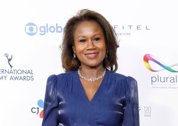 Magalie Laguerre-Wilkinson arrives on the red carpet at the 53rd International Emmy Awards at New York Hilton Midtown in New York City on Monday, November 24, 2025.  NYP20251124236 JohnxAngelillo