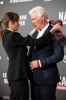Lo Que Nadie Quiere Ver - Premiere in Madrid, Spain - 24 Nov 2025 Richard Gere and Alejandra Gere attend the Lo Que Nadie Quiere Ver premiere at the Callao cinema. Madrid Spain Copyright: xAtilanoxGarciax xSOPAxImagesx photo01249