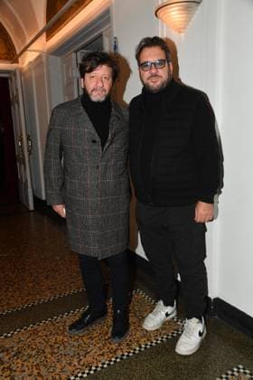 Rome, Sala Umberto Theatre, Gigi Proietti Award, Pictured: Augusto and Toni Fornari  Copyright: xVincenzoxLandix xipa-agency.netx xVincenzoxLandix IPA_Agency_IPA68351341