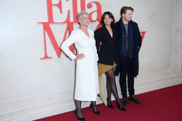 Ella McCay UK Special Screening Arrivals at Picturehouse Central, London, UK - 24 November 2025 (L-R) - Jamie Lee Curtis, Emma Mackey, Jack Lowden attends The Ella McCay UK Special Screening at Picturehouse Central, London, England, UK on Monday 24 November, 2025., Credit:Justin Ng Avalon UK, England, London, Picturehouse Central  Copyright: xJustinxNgx xAvalonx 1054455565