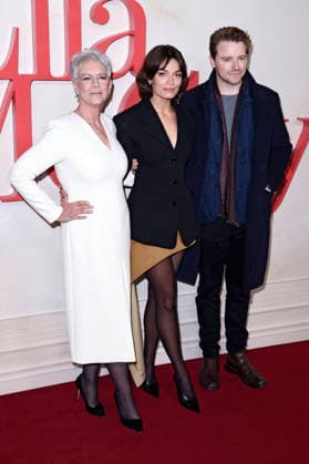 Jamie Lee Curtis, Emma Mackey and Jack Lowden at the UK Special Screening of the feature film Ella McCay at Picturehouse Central London, 24 11 2025 Foto:xS.xVasx xFuturexImagex ella_5138