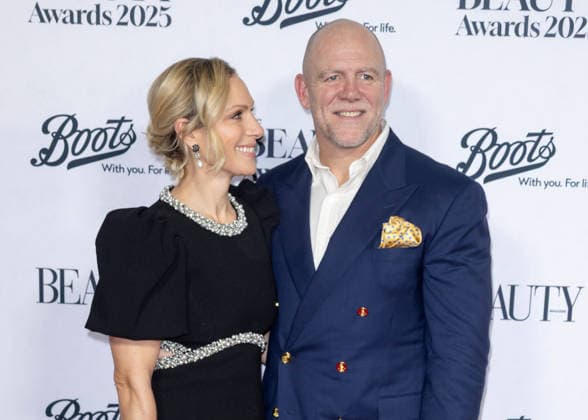 Zara Tindall and Mike Tindall attends The Beauty Awards 2025 at City Central at HAC (Honourable Artillery Company) in London, England. UK. Monday 25th November 2025 Copyright: xJamesxWarrenxViaxJW1x adzln959