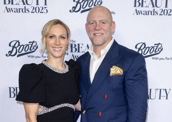 Zara Tindall and Mike Tindall attends The Beauty Awards 2025 at City Central at HAC (Honourable Artillery Company) in London, England. UK. Monday 25th November 2025 Copyright: xJamesxWarrenxViaxJW1x adzln960