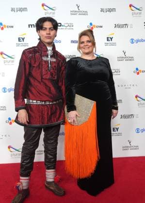 53rd International Emmy Awards NEW YORK, US - NOV 24: Norwegian actor Vegard Bjorsmo and Norwegian producer Silje Burgin-Borch attend the 53rd International Emmy Awards Gala on Monday night, November 24, 2025, in New York City. Selcuk Acar Anadolu New York United States. Editorial use only. Please get in touch for any other usage.  Copyright: x2025xAnadoluxSelcukxAcarx