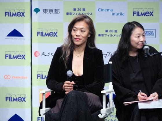 TOKYO, JAPN - NOVEMBER 24: Director Shih-Ching Tsou (L1) attends the screening of film Left-Handed Girl during the 26th Tokyo FILMeX International Film Festival on November 24, 2025 in Tokyo, Japan.  Copyright: xVCGx 111605789687