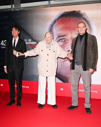 43 Turin Film Festival 2025, Day 4 - Photocall Vanessa Redgrave Star of the Mole In the photo: Vanessa Redgrave, Carlo Gabriel Nero, Giulio Base  Copyright: xManuelexMangiarottix xipa-agency.netx xDxAvanzo Mangiarottix IPA_Agency_IPA68361971