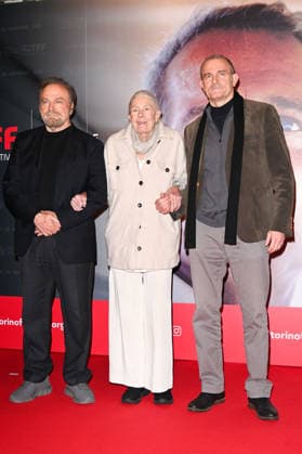 43 Turin Film Festival 2025, Day 4 - Photocall Vanessa Redgrave Star of the Mole In the photo: Vanessa Redgrave, Franco Nero, Carlo Gabriel Nero  Copyright: xManuelexMangiarottix xipa-agency.netx xDxAvanzo Mangiarottix IPA_Agency_IPA68362013