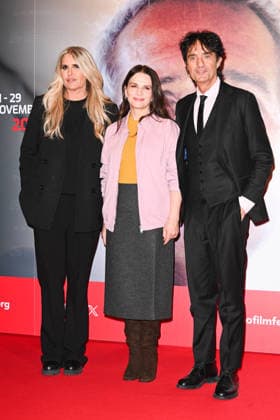 43 Turin Film Festival 2025, Day 4 - Photocall Juliette Binoche Star of the Mole In the photo: Juliette Binoche, Tiziana Rocca, Giulio Base  Copyright: xManuelexMangiarottix xipa-agency.netx xDxAvanzo Mangiarottix IPA_Agency_IPA68362567