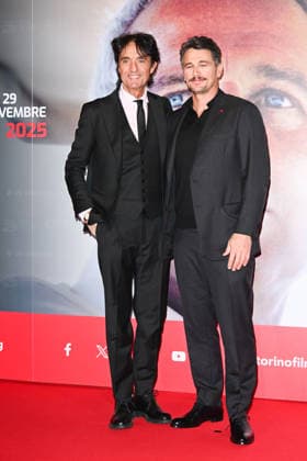 43rd Turin Film Festival 2025, Day 4 - Photocall 127 Hours Pictured: James Franco, Giulio Base  Copyright: xManuelexMangiarottix xipa-agency.netx xDxAvanzo Mangiarottix IPA_Agency_IPA68362891