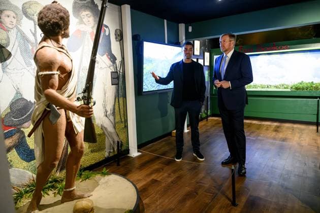 Amsterdam, The Netherlands, 2025-11-25 14:05:57 AMSTERDAM, 25-11-2025, Suriname Museum. King Willem-Alexander opens the Suriname Museum in Amsterdam on the 50th anniversary of the Republic of Suriname. The Suriname Museum is an initiative of the Our Suriname Association, which aims to bring together knowledge about Suriname s history, society, and culture in a central location. PHOTO: NLBeeld Patrick van Emst Credit: NL Beeld Patrick van Emst  Copyright: xx x