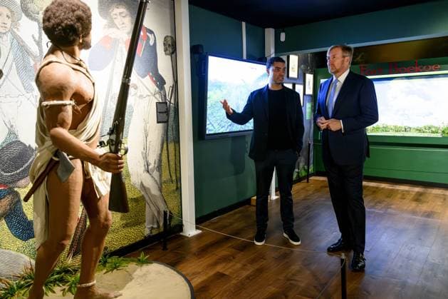 Amsterdam, The Netherlands, 2025-11-25 14:05:58 AMSTERDAM, 25-11-2025, Suriname Museum. King Willem-Alexander opens the Suriname Museum in Amsterdam on the 50th anniversary of the Republic of Suriname. The Suriname Museum is an initiative of the Our Suriname Association, which aims to bring together knowledge about Suriname s history, society, and culture in a central location. PHOTO: NLBeeld Patrick van Emst Credit: NL Beeld Patrick van Emst  Copyright: xx x