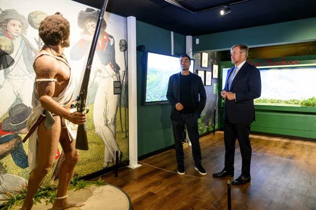 Amsterdam, The Netherlands, 2025-11-25 14:06:03 AMSTERDAM, 25-11-2025, Suriname Museum. King Willem-Alexander opens the Suriname Museum in Amsterdam on the 50th anniversary of the Republic of Suriname. The Suriname Museum is an initiative of the Our Suriname Association, which aims to bring together knowledge about Suriname s history, society, and culture in a central location. PHOTO: NLBeeld Patrick van Emst Credit: NL Beeld Patrick van Emst  Copyright: xx x