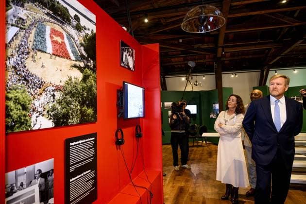 Amsterdam, The Netherlands, 2025-11-25 14:14:40 AMSTERDAM, 25-11-2025, Suriname Museum. King Willem-Alexander opens the Suriname Museum in Amsterdam on the 50th anniversary of the Republic of Suriname. The Suriname Museum is an initiative of the Our Suriname Association, which aims to bring together knowledge about Suriname s history, society, and culture in a central location. PHOTO: NLBeeld Patrick van Emst Credit: NL Beeld Patrick van Emst  Copyright: xx x